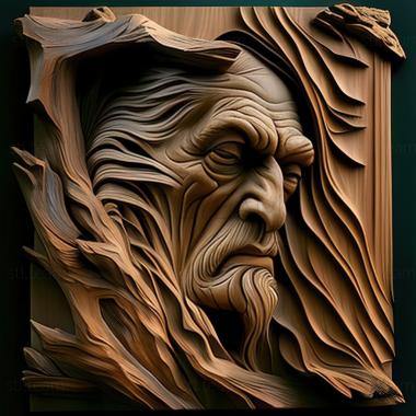 3D model John Greenwood artist American artist (STL)